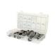 Assortment of composite sealing rings, D: 6-24 mm, 150 pieces - Hand tool assortment, hand tool set (other) - 1