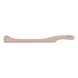 KS TOOLS Bodywork file blade holder for semi-circular (hollow) - Half-round file - 1