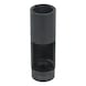 KS TOOLS 1/2 inch injection nozzle socket, hexagonal, 27 mm - Additional socket wrench insert (hexagonal) - 1