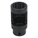 1/2 inch injection nozzle socket, SW28mm - Additional socket wrench insert (hexagonal) - 1