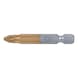 1/4 inch TiN bit, 50 mm, PZ3 - 1/4 inch TiN bit PZ - 1