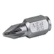 1/4 inch mini bit for cross-slotted screws PZ 2, 18 mm - 1/4 inch mini bit for cross-slotted screws - 1