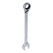 KS TOOLS Ratchet ring spanner, reversible, 14 mm - Reversible ratchet ring spanner - 1