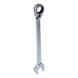 KS TOOLS Ratchet ring spanner, reversible, 17 mm - Reversible ratchet ring spanner - 1