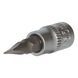KS TOOLS 1/4 inch slotted socket, 1 x 5.5 mm - Slotted bits - 1