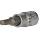KS TOOLS 1/4 inch hexagon socket bit socket, 4 mm - 1/4 inch hexagon socket bit socket - 1