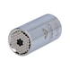 1/4 inch universal socket, 5 - 14 mm - Bit set - 1