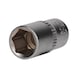 1/4 inch hex socket, 9 mm - 1/4 inch hex socket - 1
