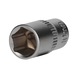 KS TOOLS 1/4 inch hex socket, 10 mm - 1/4 inch hex socket - 1