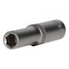 1/4 inch hex socket, long version, 6 mm - 1/4 inch hex socket - 1