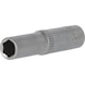 1/4 inch hex socket, long version, 7 mm - 1/4 inch hex socket - 1