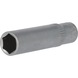 1/4 inch hex socket, long version, 9 mm - 1/4 inch hex socket - 1
