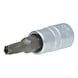1/4 inch TX socket bit, with end hole, TB25 - 1/4 inch TX bits - 1