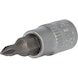 1/4 inch PH cross-head socket, PH0 - Phillips (Philips recess) and Pozidriv (PZ) bits - 1