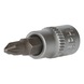 1/4 inch PH cross-head socket bit, PH1 - Phillips (Philips recess) and Pozidriv (PZ) bits - 1