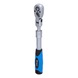 3/8 inch telescopic reversible ratchet with flexible head (250 - 350 mm) - Changeover switch - 1