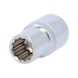 1/2 inch twelve-point socket, 12 mm - 1/2 inch 12-point socket - 1