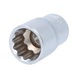 1/2 inch twelve-point socket, 18 mm - 1/2 inch 12-point socket - 1