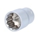 KS TOOLS 1/2 inch twelve-point socket, 20 mm - 1/2 inch 12-point socket - 1