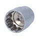 KS TOOLS 1/2 Zoll Zw&ouml;lfkant-Stecknuss, 34 mm - 1/2 Zoll 12-kant Stecknuss - 1
