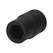 1/2 inch hex power socket 13 mm, short - 1/2 inch power bit socket - 1