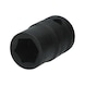 1/2 inch hex power socket 14 mm, short - 1/2 inch power bit socket - 1