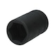1/2 inch hex power socket 16 mm, short - 1/2 inch power bit socket - 1