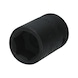1/2 inch hex power socket 17 mm, short - 1/2 inch power bit socket - 1
