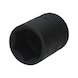 1/2 inch hex power socket 21 mm, short - 1/2 inch power bit socket - 1