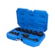 KS TOOLS 1/2 inch power socket set, hexagonal, 11 pieces, short - 1/2 inch power bit socket - 1