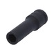 KS TOOLS 1/2 inch hex power socket, 11 mm, long - 1/2 inch power bit socket - 1
