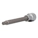 1/2 inch TX socket, 140 mm long, T45 - 1/2 inch TX bits - 1