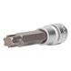 KS TOOLS 1/2 inch RIBE socket bit, 100 mm long, M12 - 1/2 inch RIBE bit socket - 1
