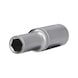 1/2 inch hex socket, long version, 10 mm - 1/2 inch hex socket - 1