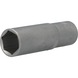 1/2 inch hex socket, long version, 17 mm - 1/2 inch hex socket - 1