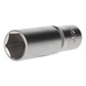 1/2 inch hex socket, long version, 19 mm - 1/2 inch hex socket - 1