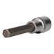 1/2 inch hexagon socket bit socket, 100 mm long, 10 mm - 1/2 inch hexagon socket bit socket - 1
