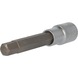1/2 inch hexagon socket bit socket, 100 mm long, 11 mm - 1/2 inch hexagon socket bit socket - 1