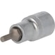 KS TOOLS 1/2 inch multi-tooth socket, 55 mm long, M5 - 1/2 inch multi-tooth bit socket - 1