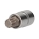 1/2 inch multi-tooth socket, 55 mm long, M14 - 1/2 inch multi-tooth bit socket - 1