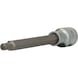 1/2 inch multi-tooth socket, 140 mm long, M8 - 1/2 inch multi-tooth bit socket - 1