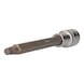 1/2 inch multi-tooth socket, 200 mm long, M8 - 1/2 inch multi-tooth bit socket - 1
