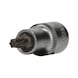 1/2 inch TX socket bit, 55 mm long, T40 - 1/2 inch TX bits - 1