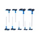 T-handle TX with front hole drilling angle pin wrench set, 9-piece - Socket wrench (set) - 1