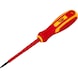VDE screwdriver, slotted, 3.0 x 75 mm - VDE flat-blade screwdriver - 1