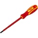 VDE screwdriver, slotted, 5.5 x 125 mm - VDE flat-blade screwdriver - 1