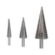 KS TOOLS Step drill set, 3-piece, D: 4 - 32 mm - Step drill - 1