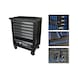 KS TOOLS Workshop trolley with 7 drawers and 207 tools - BRILLIANT TOOLS Tool trolley - 1