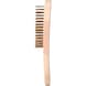 Brass wire brush, 4 rows, 290 mm - Wire brush&nbsp; - 1