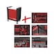 Performanceplus workshop trolley set P10 with 299 tools for 5 drawers - PERFORMANCEplus workshop trolley - 1